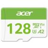 Acer 128GB Scheda di memoria Acer Micro SD MSC300 Bianco/Verde [BL.9BWWA.322]