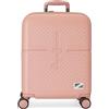 JOUMMA BAGS Pepe Jeans Trolley Abs 55cm. Espandibile 4 Ruote Laila Rosa Claro