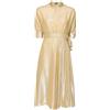 Prada Pre-Owned - Abito midi - Donna - poliestere/cupro/seta/seta - 42 - Oro