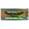 NaturalPet Premium Cat Adult Mousse 85 gr - Maiale con piselli - Confezione da 6 pezzi - 1° ORDINE? scegli lo sconto BZR5 / BZR20 + 200 punti fedeltà