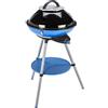 Campingaz 694002 Party Grill, Piccola griglia per campeggio, festival, barbecue da campeggio con possibilità di cottura flessibili, fornello a gas con piastra antiaderente e supporto per pentole, 45 x 15 x 15 cm