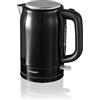 Cloer 4520 Bollitore Elettrico in Acciaio Inossidabile, 2200 W, indicatore del livello dell'acqua, protezione contro il surriscaldamento e il funzionamento a secco, 1,7 litri, nero