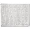 Rayher Ldpe Stampo: Lettere/Cifre, 37 Motivi Alti Ciascun 3Cm, Mis.23,2X18, 36014000