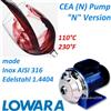 Lowara Elettropompa pompa centrifuga AISI316 inox CEA80/5N 0,75kW 1Hp 3x400V Lowara