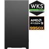 Workstation Computer Wks313 Amd Ryzen 9 9950X (16 Core),32GB DDR5,SSD 1 Tera Byte Samsung 990 Pro,RTX 4500 Ada 24GB,Wifi Ax,Bluetooth,Windows 11 Professional