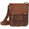 Fatto a mano Borsa a tracolla 26" bella borsa a tracolla vintage anni 90 in vera pelle mes...