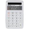 MAUL Calcolatrice Eco MJ 455 | Calcolatrice solare con display a 8 cifre | Calcolatrice sostenibile in plastica riciclata | Funzioni standard | Angelo blu/uz116 | Bianco