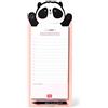 Legami Don't Forget - Blocco Note Magnetico, 11x28 Cm, Panda