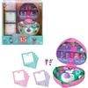 Polly Pocket - Cofanetto 35° Compleanno da collezione, playset con 2 bambole, 3 timbrini per le feste e 12 biglietti da lettera, torta e palloncini inclusi, giocattolo per bambini, 4+ anni, HWP20