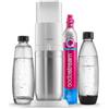 sodastream Gasatore Duo per Trasformare L'Acqua in Acqua Frizzante, Bianco, ‎29 x 25.6 x 44.4 cm; 6.4 kg 1 Bottiglia in plastica e 1 Una Bottiglia in Vetro Incluse