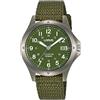 Lorus Orologio militare da uomo in titanio RG875CX9 (RXD425L8 re-Issue), Verde, Cinturino
