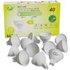 GY GU5.3 Lampadine LED 12V, MR16 4.5W (equivalenti a 60W), 663 Lumen 6500K LED Luce Fredda, Lampadina 120° Angolo del Fascio Lampadine GU5.3, Non Dimmerabile Lampadine, 12 pezzi