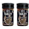 Haquoss Tablet Mix Mangime in Pastiglie affondanti per Pesci Pulitori da Fondo e Vetro, 100 ml/36 gr (Confezione da 2)