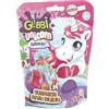 Simba Glibbi Unicorn Surprise, bomba da bagno in 1 di 3 colori (rosa, viola, misto) con sorpresa, 1 di 6 personaggi, 100 g, divertimento da bagno a partire dai 3 anni in su