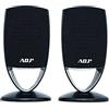 adj Slinky Set di Altoparlanti 2.0, Speaker Casse Stereo con Potenza 4W, Alimentate via USB, Jack da 3,5mm per PC, Tablet, Mac, Nero