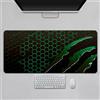 Treer Semplice e Moda Tappetino Mouse, Tappetino Mouse XXL/XL/L, Tappetino Mouse Gaming con Base Gomma Antiscivolo e Bordi Cuciti, Mouse Pad per Ufficio e Casa (Verde,900x400x3mm)