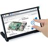 Freenove 7 Inch Touchscreen Monitor for Raspberry Pi 5 4 B 3 B+ A+, 800x480 Pixel TN Display, 5-Point Touch Capacitive Screen, Driver-Free MIPI DSI Port