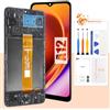 Arbilato Schermo di ricambio per Samsung Galaxy A12 per Samsung A125 LCD Screen SM-A125F, SM-A125M, SM-A125U, display touch digitalizzatore (nero con cornice)