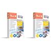 Peach Laminating Pouches for Business Cards (60x90mm), PP525-08, 100-pack, 125 mic (Confezione da 2)