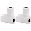 Double Dragon Rotoli di carta termica da 57 x 30 mm per carte di credito, tutte le macchine PDQ (20 rotoli), compatibili con SumUp, Ingenico, Verifone, Zettle, stampanti e altro ancora (Confezione da 2)