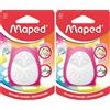 Maped 015501 - Gomma "Mini Cute" con effetto stropicciato, colore casuale, multicolore (Confezione da 2)