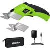 VLOXO Taglierina Elettrico Rotante Forbici Elettriche per Tessuti 4.2V Multi Cutter Mini Taglierino per il taglio di tessuto Pelle Cartone Moquette Pannolenci Giardinaggio Stoffa(Verde)