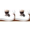 Kickkick Capsule Mocaccino Compatibili Nespresso (50PZ) Made in Italy Cialde Mokaccino Aromatizzate al Caffè Solubile Cioccolato Latte Compatibili con Macchina Caffè Nespresso (Confezione da 2)