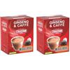 Crastan 16 Capsule Ginseng & Caffè, Capsule Compatibili A Modo Mio, Senza Glutine, 100% Made in Italy (Confezione da 2)