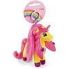 NICI Portachiavi Pony Lissy Unicorno Dilara 10cm giallo - Delizioso ciondolo in forma di animale in morbido peluche con anello per cordini e pendenti
