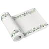 PAW Decor Collection PAW Runner Tavola (40 x 2400 cm) I Perforato ogni 120 cm I Runner da Tavolo - Natura, Foglie, Ghirlande I Tovaglia di Pasqua, Natale, Compleanno, Feste, Matrimonio, Battesimo I Colore: Elegant Leaves