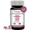 VITALSTRANDS | Biotina Capelli e Unghie ad alto dosaggio | Orsetti Gommosi Capelli Senza Zucchero | Integratori per Capelli Donna e Uomo con Vitamina B 7 | 60 Gummies Gusto Fragola Arancia Limone