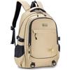 BAGZY Zaino Da Viaggio 45x36x20 Impermeabile Aereo Bagaglio a Mano Easyjet con Scomparto per Laptop Da 15,6 Pollici Grande per Viaggi Scuola per Il Tempo Libero (Marrone)