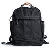 Gootium Zaino in tela per le donne stile vintage con cerniera borsa da uomo casual zaino da viaggio in tessuto da viaggio all'aperto, nero, One_Size, Zaini