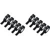 Kippen 9004I - Set da 5 Rotoli di Nastro isolante, nero, 25 mt