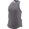 Nike PRO all-Over-Mesh, Canottiera Sportiva Donna, Grigio (Gunsmoke/Black 056), Large