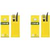 CLASS 10 C4032TA-131-PEFC Airlaid Tovagliolo Tasca Portaposate, Carta, Giallo, 40x32x0.8 cm, 20 unità (Confezione da 2)
