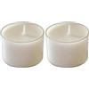 Cereria Di Giorgio Tealight con cup trasparente Ø 3,9 cm h. 2,7 cm 24 pezzi - 6,5 ore (Confezione da 2)