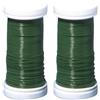 Rayher Fil di Ferro per Fiori, Verde Scuro, 0,35 Mm Ø, Spoletta 100 M, Bus.Blis 1 Pz, 2425013 (Confezione da 2)