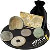 IMPACTO COLECCIONABLES | 5 Monete Antiche Autentiche di Grandi Imperi - Greco, Romani, Bizantino, Ottomano e Cinese (Dinastia Qing) - con Sacchetto di Velluto e Certificato di Autenticità