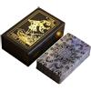 GIBZ Glitter Tarocchi Deck per Principianti 78 Pezzi Set di Carte da Gioco con Scatola