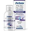 Forhans, Collutorio Microfiller, Remineralizzante, per lo Smalto Dentale, Dona Rapido Sollievo per Denti Sensibili, Azione Antiplacca, Senza Parabeni e Fluoro, 500 ml (Confezione da 2)
