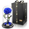 YourRoses - Ziegler&Ribant YourRoses® Rosa di alta qualità in un bicchiere con una bella scatola regalo, lunga durata e regalo elegante come prova d'amore, regalo del cuore
