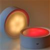 da LIGHT Set di 2 lampade da incasso a LED, RGBW da parete con telecomando, senza fili, funzionamento a batteria, illuminazione regolabile per scale, vetrine, armadi e cucine