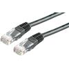 Value UTP Patch Cord Cat.6, black 1 m Nero cavo di rete