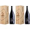 Sartori Casa Vinicola Sartori, Amarone della Valpolicella D.O.C.G Magnum, Rosso, 2020, Veneto Confezione Regalo, 1500ml Cassa Legno (Confezione da 2)