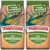 Tropicana, Zucchero di Canna Integrale Light, Ideale come Dolcificante per Bevande o per Dolci, Sapore Dolce e Speziato con Aroma Intenso, Per una Dieta Sana e Bilanciata, 500 gr (Confezione da 2)