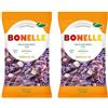 Bonelle caramelle gelées ai gusti di Frutti di Bosco, 1 kg (Confezione da 2)
