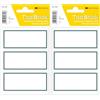 TopStick 1345 Etichette in bianco per libri (82 x 36 mm, 5 fogli, carta, opache) autoadesive, adesivi scolastici neutri per bambini, 15 etichette scolastiche, grigie e bianche (Confezione da 2)