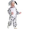 Ciao Dalmata Dalmatino costume travestimento tuta tutina peluche baby bambino (Taglia 1-2 anni)