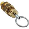 CNCTEC Valvola di sicurezza regolabile 1/8 3-7 bar (non testata componente) valvola di sovrapressione dell'aria compressa